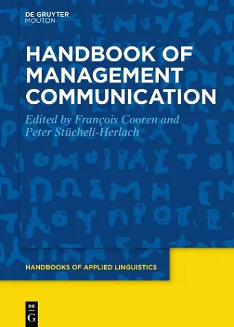 Handbook of Management Communication cover