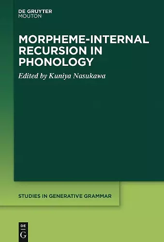 Morpheme-internal Recursion in Phonology cover