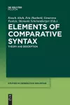 Elements of Comparative Syntax cover