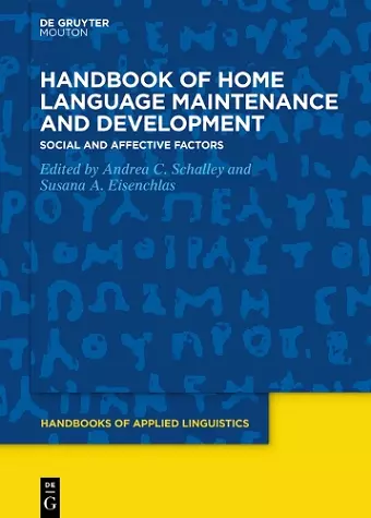 Handbook of Home Language Maintenance and Development cover