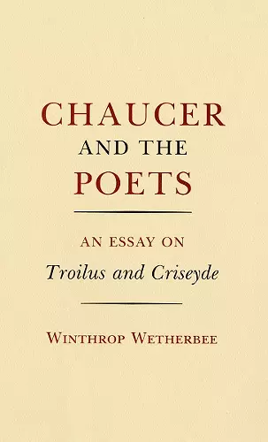 Chaucer and the Poets cover