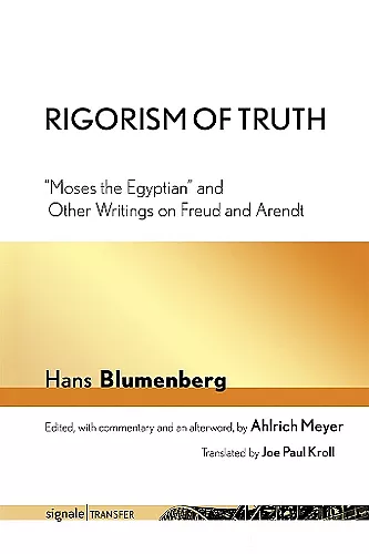 Rigorism of Truth cover