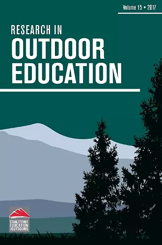 Research in Outdoor Education cover