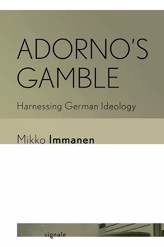 Adorno's Gamble cover