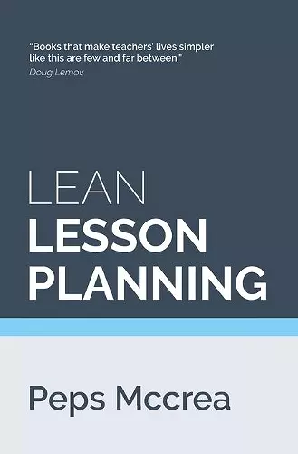 Lean Lesson Planning cover