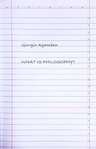 What Is Philosophy? cover