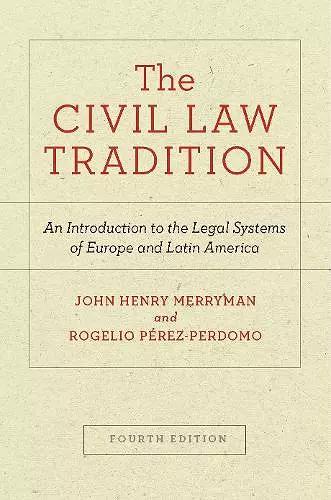 The Civil Law Tradition cover