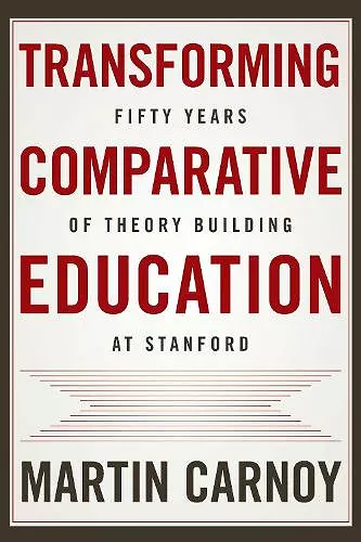 Transforming Comparative Education cover