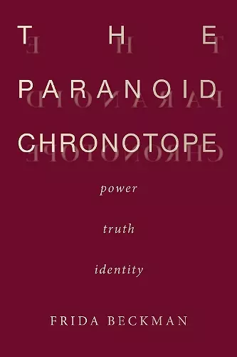 The Paranoid Chronotope cover