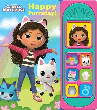 Dreamworks Gabbys Dollhouse Happy Purrsday Sound Book cover
