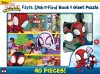 Disney Junior Mavel Spidy & His Amazing Friends First Look & Find Book & Giant Puzzle cover