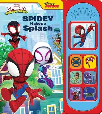 Disney Junior Marvel Spidey Makes A Splash Sound Book cover