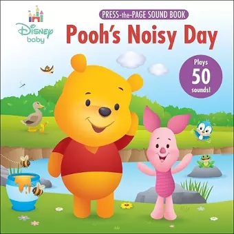 Disney Baby Poohs Noisy Day Press The Page Sound Book cover