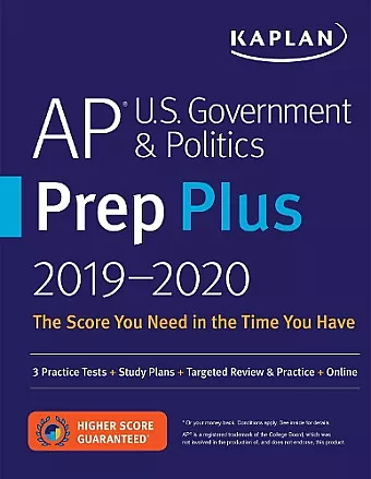 AP U.S. Government & Politics Prep Plus 2019-2020 cover