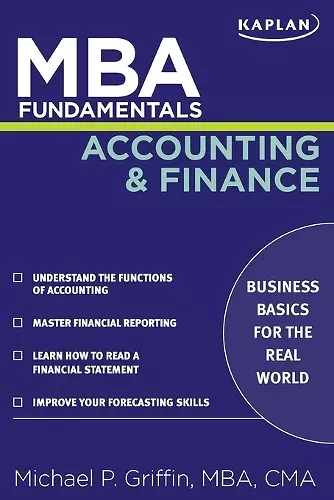 MBA Fundamentals Accounting and Finance cover