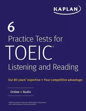 6 Practice Tests for TOEIC Listening and Reading cover