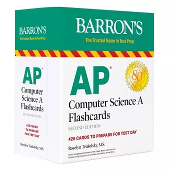 AP Computer Science A Flashcards: 425 Cards to Prepare for Test Day cover