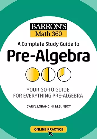 Barron's Math 360: A Complete Study Guide to Pre-Algebra with Online Practice cover