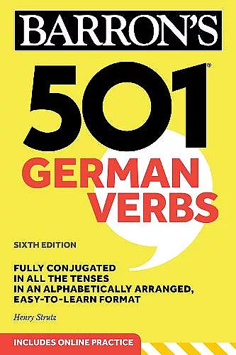 501 German Verbs, Sixth Edition cover