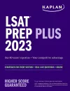LSAT Prep Plus 2023:  Strategies for Every Section + Real LSAT Questions + Online cover