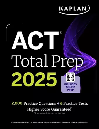 ACT Total Prep 2025: Includes 2,000+ Practice Questions + 6 Practice Tests cover