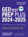 GED Test Prep Plus 2024-2025: Includes 2 Full Length Practice Tests, 1000+ Practice Questions, and 60+ Online Videos cover