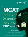 MCAT Behavioral Sciences Review 2025-2026 cover