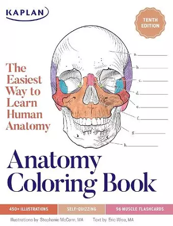 Anatomy Coloring Book with 450+ Realistic Medical Illustrations with Quizzes for Each cover