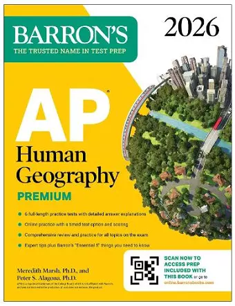 AP Human Geography Premium, 2026: Prep Book with 6 Practice Tests+ Comprehensive Review + Online Practice cover