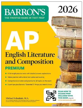 AP English Literature and Composition Premium, 2026: Prep Book with 8 Practice Tests + Online Practice cover