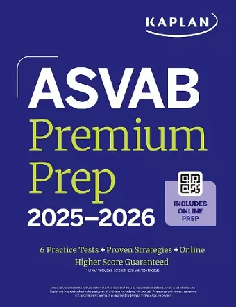 ASVAB Premium Prep 2025-2026 cover