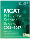 MCAT Behavioral Sciences Review 2026-2027 cover