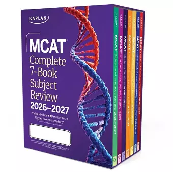 MCAT Complete 7-Book Subject Review 2026-2027, Set Includes Books, Online Prep, 3 Practice Tests cover