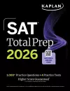 SAT Total Prep 2026: Includes 4 Full Length Practice Tests, 1,100+ Practice Questions + 1 Year Access to Online Quizzes and Video Lessons and Tutorials cover