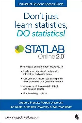 STATLAB Online 2.0 Student Slim Pack cover