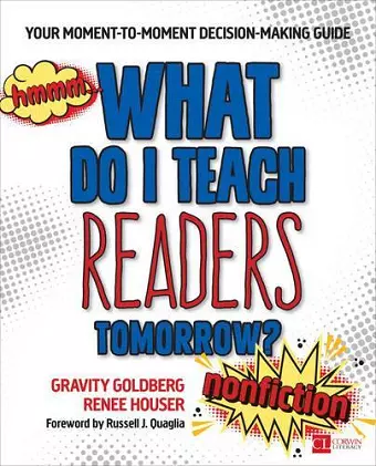 What Do I Teach Readers Tomorrow? Nonfiction, Grades 3-8 cover