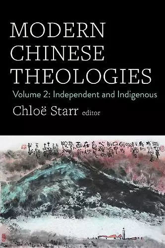 Modern Chinese Theologies cover