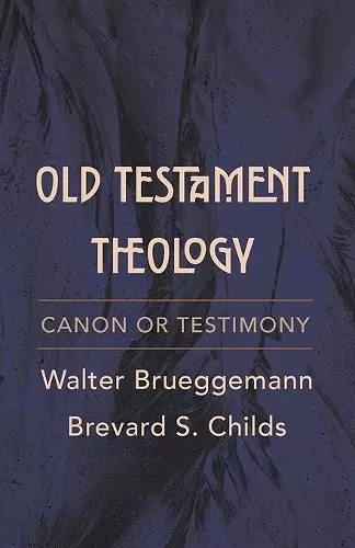 Old Testament Theology cover