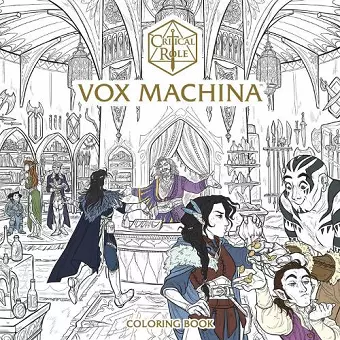 Critical Role: Vox Machina Coloring Book cover