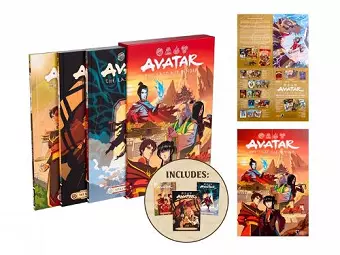 Avatar: The Last Airbender--Fire and Family Treasury Boxed Set cover