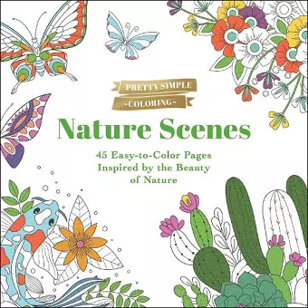 Pretty Simple Coloring: Nature Scenes cover