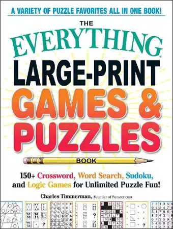 The Everything Large-Print Games & Puzzles Book cover