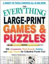 The Everything Large-Print Games & Puzzles Book cover