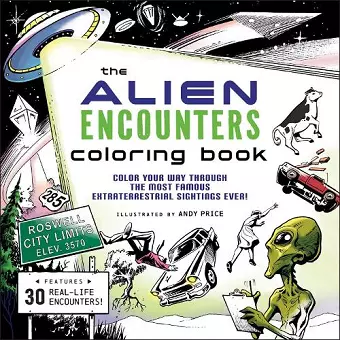 The Alien Encounters Coloring Book cover