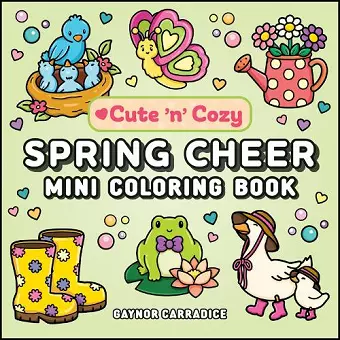 Spring Cheer Mini Coloring Book cover