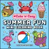 Summer Fun Mini Coloring Book cover