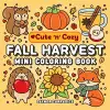 Fall Harvest Mini Coloring Book cover