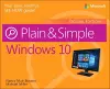 Windows 10 Plain & Simple cover