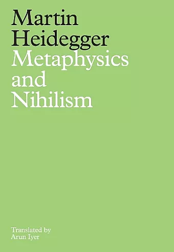 Metaphysics and Nihilism cover