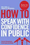 How To Speak With Confidence in Public cover